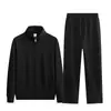 2026 Nueva Chaqueta con Cuello Alto para Hombre y Mujer Chaqueta Deportiva de Primavera y Otoño Chaqueta Cardigan con Cuello Alto Conjunto de Pantalones Rectos
