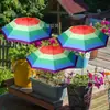 Sombrilla Popular Transfronteriza para Plantas de Amazon, Flor en Maceta, Sombrilla de Protección Solar, Aislada, Sombrilla de Protección para Plantas de Exterior en el Suelo