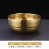 Tazón de Acero Inoxidable de Doble Capa para Fideos Fríos Estilo Coreano Dorado Cibernético Celebrado Polvo de Caracol Corea del Sur Fideos de Arroz Mixtos Aislado del Calor Tazón Grande para Sopa de Arroz Mixto