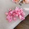Pendientes de Flor de Perla de Gasa Francesa Estilo Pastoral Aguja de Plata, Pendientes de Lujo Ligero de Gama Alta, Accesorios de Oreja de Nicho de Moda para Mujer