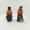 Abóbora Mini Diabinho Estilo Cavalheiro Decoração de Estatueta Atmosfera de Casa Decoração de Mesa de Festa Ornamento