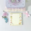 Bloco de notas de filhote de cachorro original bonito não-pegajoso tearable bloco de notas estudante de alto valor mão conta livro material