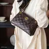 Bolso de hombro versátil estilo commuter nuevo con un diseño único, con patrón de rombos, para mujer - Bolso cruzado 2026