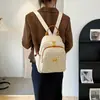 Bolsa de Mujer Popular con Diseño Antiguo Nueva Moda Casual Mochila Versátil de Gran Capacidad Bolsa para Mujer Mochila Escolar para Estudiantes Mochila de Nicho