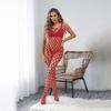 Amazon lencería sexy sexy malla abierta calcetines de tirantes agujero hueco tentación mono