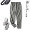 Calças casuais de corte tridimensional 3D funcional ao ar livre primavera e outono calças esportivas masculinas com elastano e cintura reta e de cor sólida