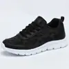 Jinjiang Zapatos Fríos Pegajosos Malla Transpirable Tenis Casual Suela Suave Cómodos Zapatos para Correr al Aire Libre Zapatos Blancos Modernos que Combinan con Todo