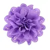 Tela de gasa de malla hueca simple europea y americana flor color sólido diy correa para el pelo de niños zapatos sombrero corsage material accesorios