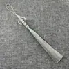 12B-7 Borla de Cuentas de Medusa Flecos Largos Traje Antiguo Hanfu Qipao Falda Mamian Nubes Traseras Accesorios Banbu