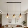 Nova Luminária de Restaurante Estilo Vintage, Pendente de Três Cabeças, Retro Japonês para Mesa de Cabeceira, Sala de Jantar, Balcão de Bar, Café, Luminária de Tecido