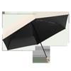 Manija de Amor Plegable Manual Paraguas Flor de Capullo para Mujer Verano Negro Caucho Protector Solar Sombrilla Paraguas de Doble Propósito Sol y Lluvia Personalización de Paraguas