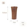 Jujube Taza Japonesa Barniz de Madera Creativo Estilo Étnico Taza de Madera Madera Sólida Taza de Té Especial LOGO Imprimible