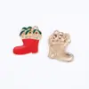 Moda Amazon novas joias de Natal DIY acessórios de metal com gotejamento acessórios para roupas acessórios atacado comércio exterior