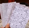 Papel de Material Historia Retro Serie Encaje Vintage Encaje Artístico Base para Diario Decoración DIY 32 Hojas 6 Estilos
