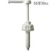 En Stock de Fábrica Cabezal de Bomba de Presión de 53 Dientes Botella Exprimidora de Fructosa para Cosméticos y Tiendas de Té con Leche, Botella de Presión Dosificadora de Azúcar de 15 ml