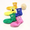 Calcetines para niños comercio electrónico transfronterizo más vendidos de dibujos animados lindos sonrientes súper lindos para niñas estudiantes calcetines cuatro estaciones al por mayor