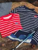 Sudadera para Niños 2026 Otoño Nueva Casual Infantil Falso Dos Piezas Rayas Superior Suave Agradable a la Piel Jersey para Niños