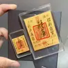 Concha de Agua Oro Puro 999 Adhesivo Pegatina Dorada para Teléfono para Riqueza y Buena Fortuna, Hoja Dorada Bendición del Oficial Celestial, Venta al por Mayor desde el Fabricante
