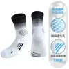 Meias de Basquete Masculinas com Fundo Felpudo Espessadas Profissionais Práticas para Esportes Cano Médio Antiderrapantes Absorventes de Choque Estudante Corrida Meias de Elite