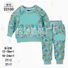 Sudadera de Otoño Nueva de Cuello Redondo Transfronteriza Material Ropa para Bebés y Niños Traje de Dos Piezas Traje Deportivo Casual [Mayoreo]