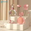 Botella Redonda con Tapa de 35ml para Base Líquida, Botella Redonda Plana de Vidrio para Esencia, Botella Vacía de Loción Cosmética para Venta al por Mayor