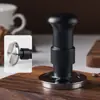 Novo Compactador de Café Espresso por Gravidade de Aço Inoxidável, Martelo de Prensa de Café, Ferramenta de Distribuição Plana de Café Feita à Mão