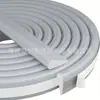 Fita de Vedação Autoadesiva para Janela de Correr Aprimorada com Revestimento Externo de Nylon de Alta Elasticidade, Fita Isolante e de Isolamento Acústico para Portas Externas