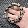 Pulsera de jade Agata Tianzhu Road pass ojo de tres ojos seis ojos nueve ojos Diente de tigre Ruyi patrón de retorno Pulsera Tianzhu Road pass
