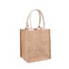 Bolsa de Lino en Blanco Hecha a Medida Bolsa de Lino Muji Bolsa de Lino Portátil Bolsa Tote de Yute para Compras con Impresión de Logotipo
