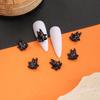 Accesorios para Uñas Estilo Oscuro Halloween Metal Fantasma Calavera Fantasmita Calabaza Decoración de Uñas Accesorios Pequeños