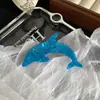 YHJ Accesorios para el Cabello Nuevo Pasador de Delfín Acrílico Acrílico Ácido Acrílico Pinza para Flequillo Linda Pinza de Pico de Pato Pinza Lateral Pasador para el Cabello Tocado