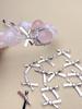 Nueva Caja Mágica de Estrella de Cristal Rosa con Incrustaciones de Diamantes con Pulsera de Cristal Accesorios DIY Cuentas de Borla de Lazo
