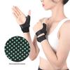 Aquecimento pulseira polegar proteção esportiva absinto espuma matriz de pontos enrolamento cruzado pressurizado quente protetor de dedo pulseira