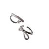 Pendientes Asimétricos de Pinza para Oreja con Lazo Incrustado de Alta Sensibilidad G2024 para Mujer, Pendientes de Nicho para Celebridades de Internet, Ins Simple E2-1