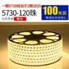 Tira de Luces LED Ultra Brillante Impermeable para Exteriores 220V Ingeniería Pared Exterior Sala de Estar Exterior Techo Luz Cálida Tira de Luz Blanco Cálido