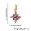 Distrito Lu Joyería Explosiones Transfronterizas Colgante Pequeño Chapado en Cobre Oro de 18k Microincrustado Circonita Simple Atmosférico Sentido Avanzado Cadena para Clavícula