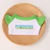 Atuendo de serie de muñeco de peluche Labubu de 17 cm para fiestas sentado, disfraz de estilo deportivo casual