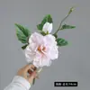 Flores Artificiais de Alta Qualidade, Peônias de 2 Cabeças, Decoração Acessível de Luxo para Casa, Paisagismo, Arranjos Florais, Flores Artificiais para Casamento ao Ar Livre Atacado