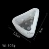 Molde de silicona líquida para queso triangular, molde para decoración de pastel de mousse de azúcar, arcilla blanda, pegamento, yeso