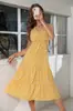 Producido y Vendido por Nosotros Mismos 2024 Estación Independiente Verano Nuevo Falda Larga de Gasa Vestido Floral Falda de Vacaciones Bohemia