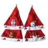 Gorro Navideño Luminoso de Dibujos Animados, Gorro Navideño de Dibujos Animados, Gorro Navideño No Tejido, Gorro Festivo Regalo de Navidad