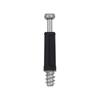 Conector tres en uno varilla recubierta de plástico dos en uno autorroscante varilla de conexión de ajuste rápido conector de tornillo tornillo de máquina