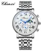 Relógio de Pulso Masculino Multifuncional Chenxi Cx-973 Calendário de Fase da Lua Impermeável Romano Fabricante Relógio para Transmissão ao Vivo Transfronteiriça
