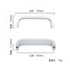 Manija de aleación de aluminio espacial para cajón, manija para puerta de gabinete, manija para gabinete de cocina, manija para cajón de muebles, manija para puerta de armario