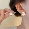 Presilhas de Orelha Estilo Coreano Sem Furo, Brincos com Design Estiloso para Mulheres, Presilhas de Osso da Orelha com Borboleta e Pérola de Franja Longa, Alto Padrão