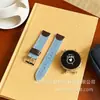 Pulseira Jeans Oval Adequada para Séries Apple 10 S11, Samsung, Huawei Fit5 Gt6 Pulseira de 18mm