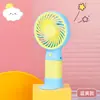 Ventilador Pequeño Recargable de Mano USB Nuevo Dibujos Animados Mini Portátil de Escritorio Regalo Ventilador Eléctrico Venta al por Mayor