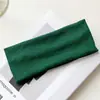 Banda elástica para el cabello de ala ancha de Corea del Sur para mujeres, maquillaje para el lavado de cara, banda para el cabello que combina con todo, diadema deportiva de punto para celebridades cibernéticas de primavera