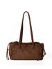 Nova Bolsa de Ombro Suede Outono e Inverno para Mulheres Super Popular Design de Estampa de Leopardo Nicho Bolsa de Mão Versátil Retrô