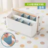 Caja de Almacenamiento Portátil para Productos de Bebé, Cesta de Cuidado e Higiene para Escritorio, Organizador con Múltiples Compartimentos para Pañales de Bebé